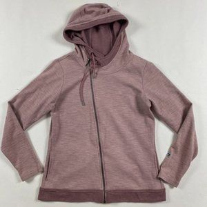 Kuhl Hoodie Womens Large Diagonal Full Zip Pink Outdoors Hiking